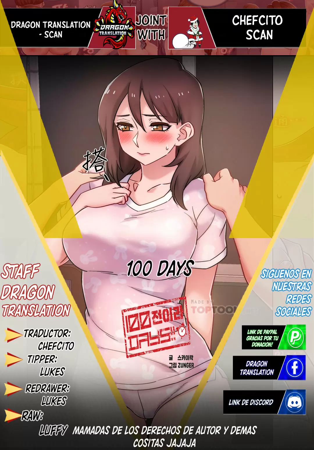 100 DAYS Capítulo 18 - Página 1