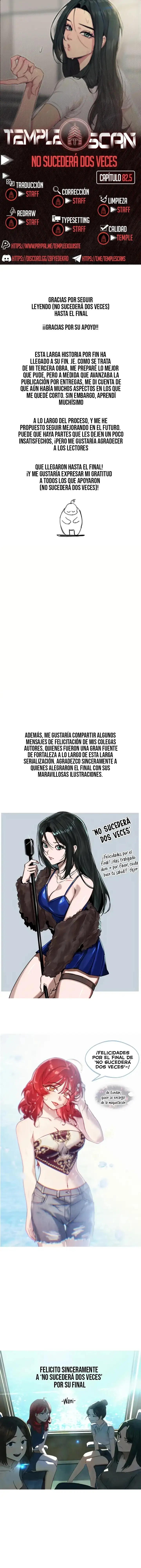 No caeré por segunda vez Capítulo 83 - Página 1